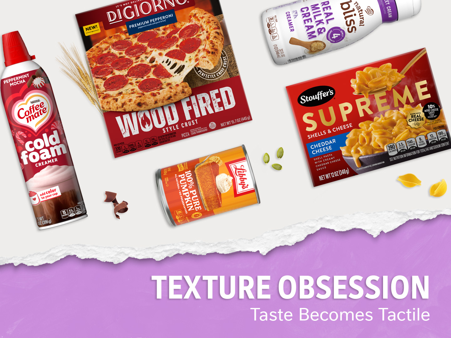 Several Nestle brands focused on texture
