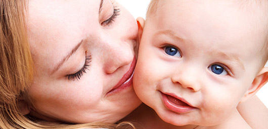 mother with baby