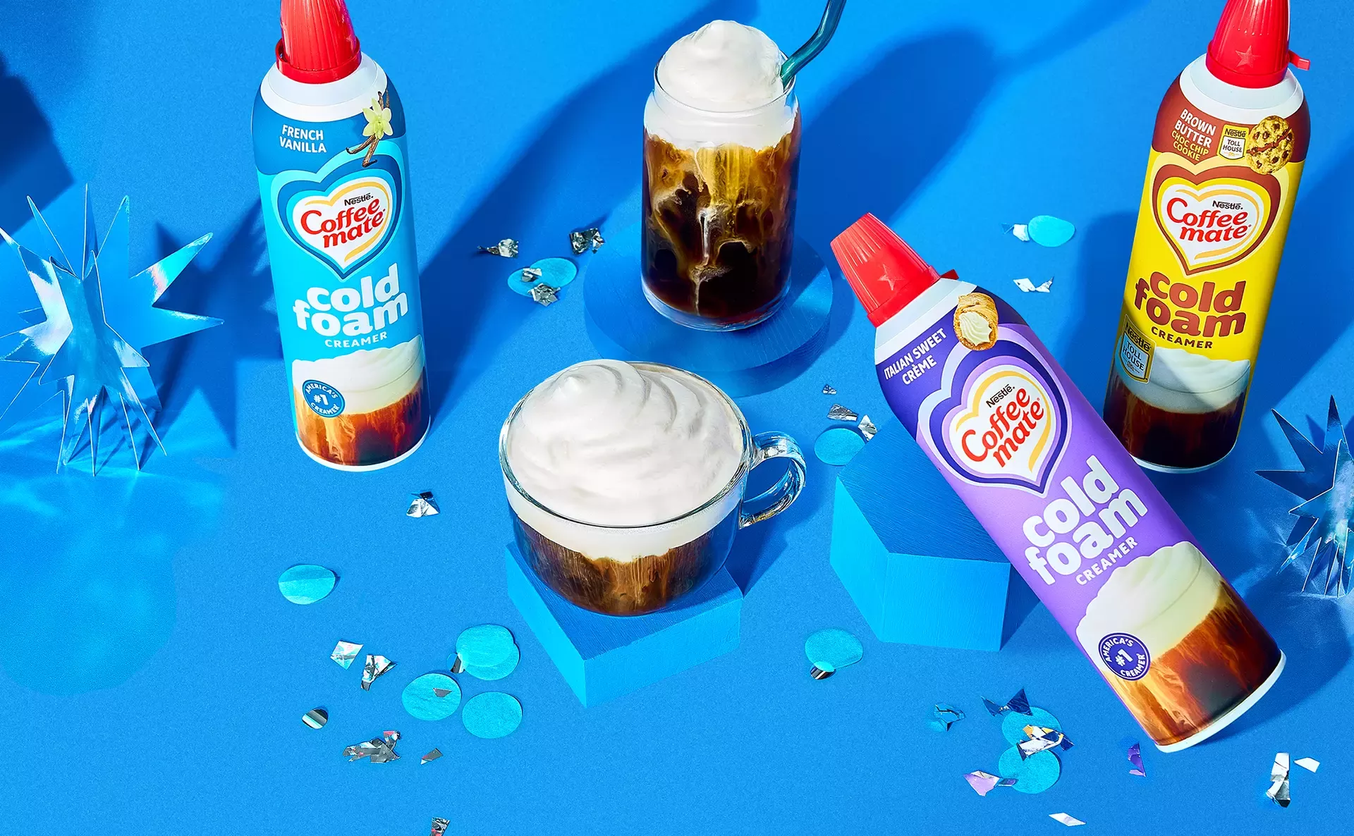 Coffee mate Cold Foam creamer cans