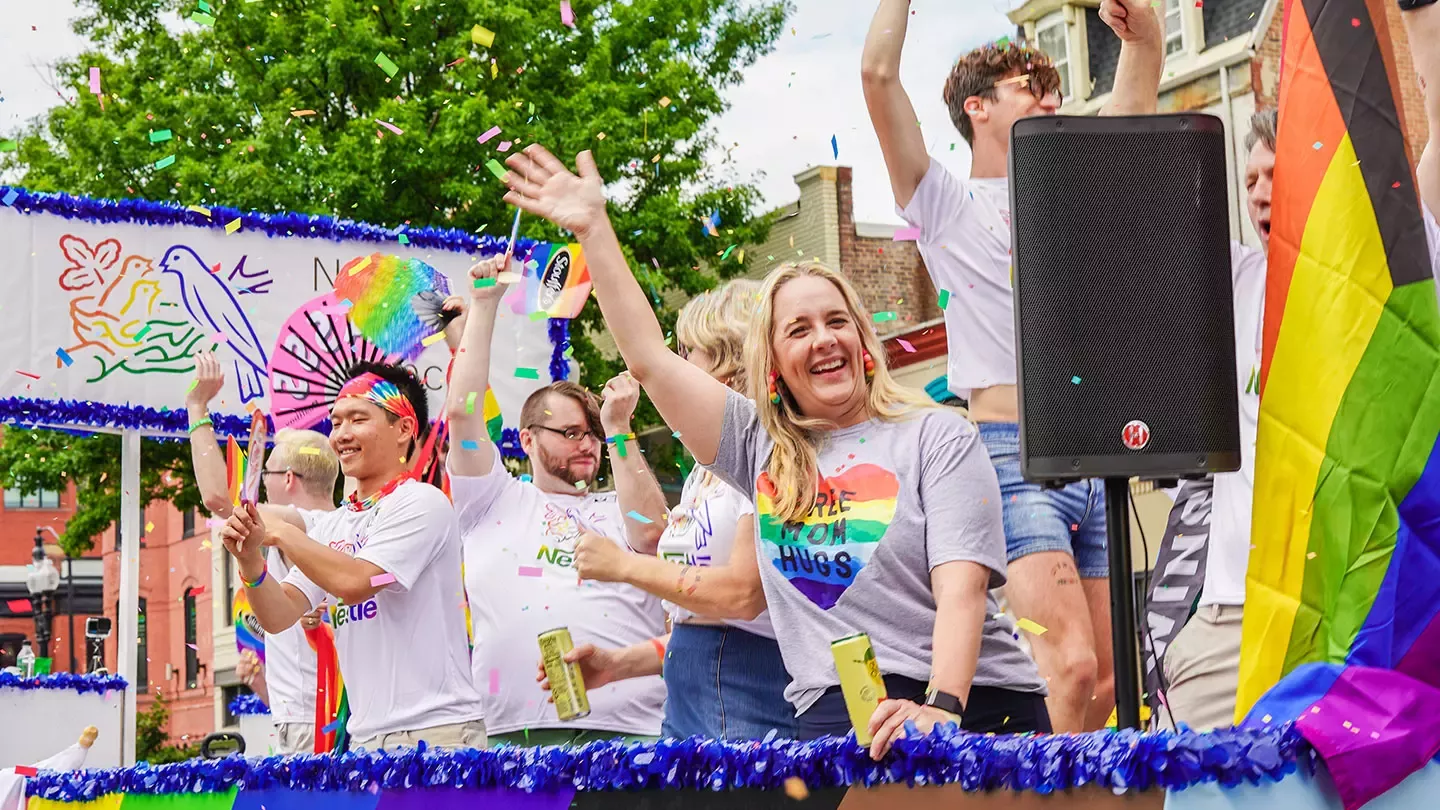 Nestle Employees at Washington DC Pride Parade 2022