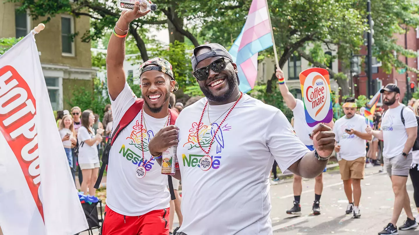 Nestle Employees at Washington DC Pride Parade 2022