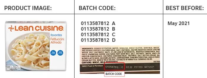 Lean Cuisine Recall Info