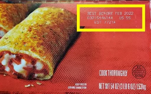 Hot Pockets Batch Code Identifier 2