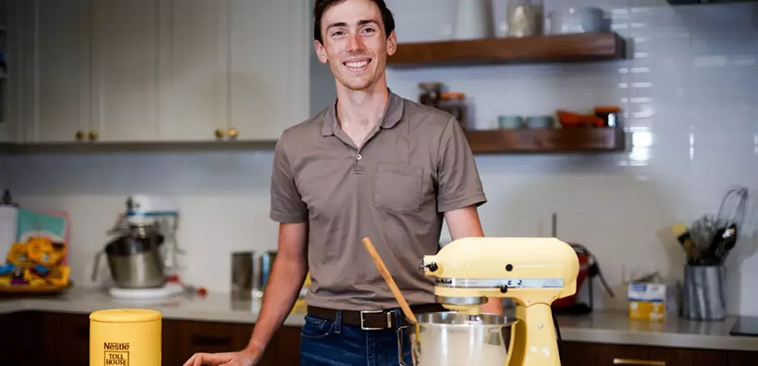 Peter in the Nestle Kitchen