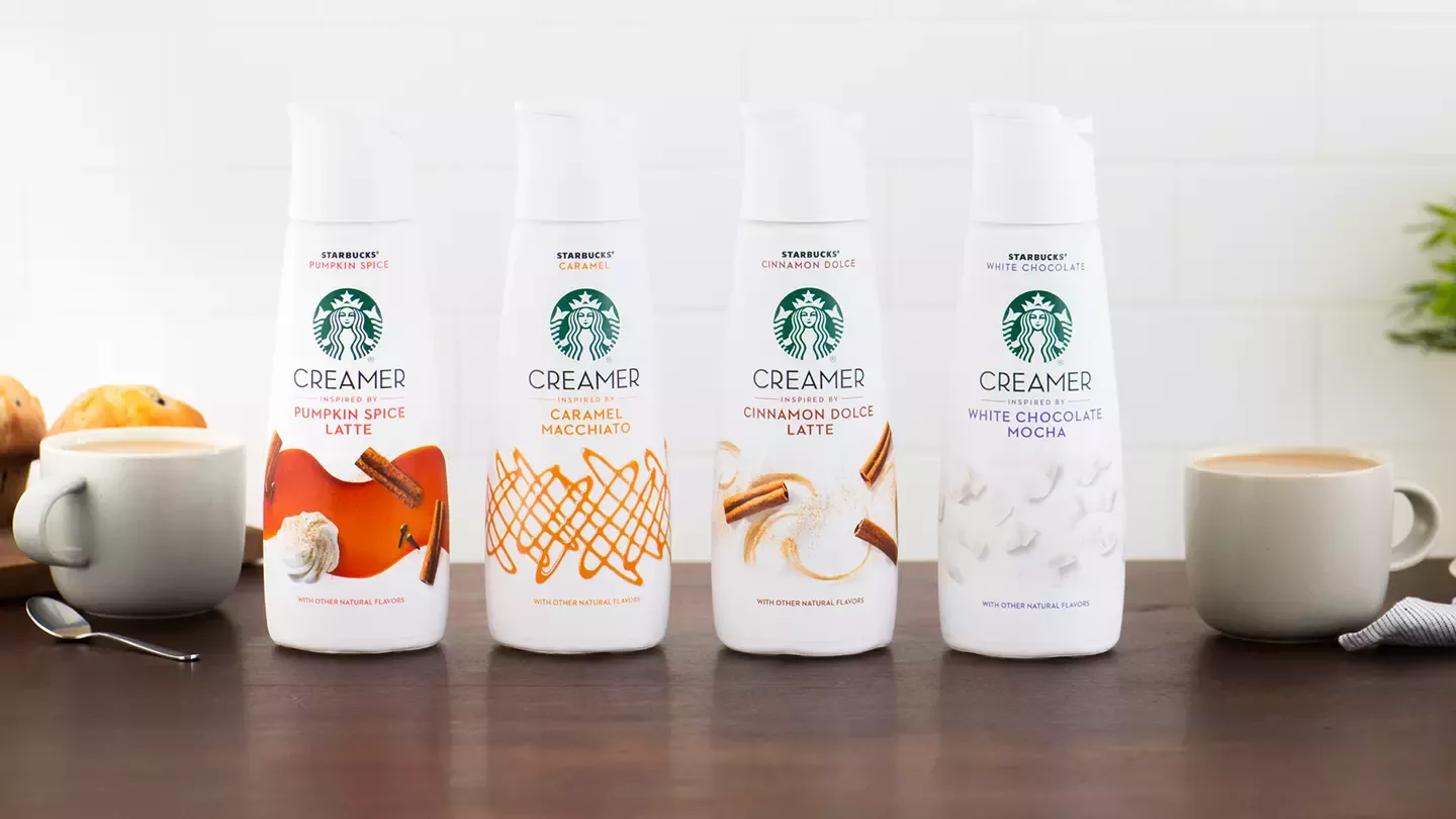 Starbucks Creamers Packaging