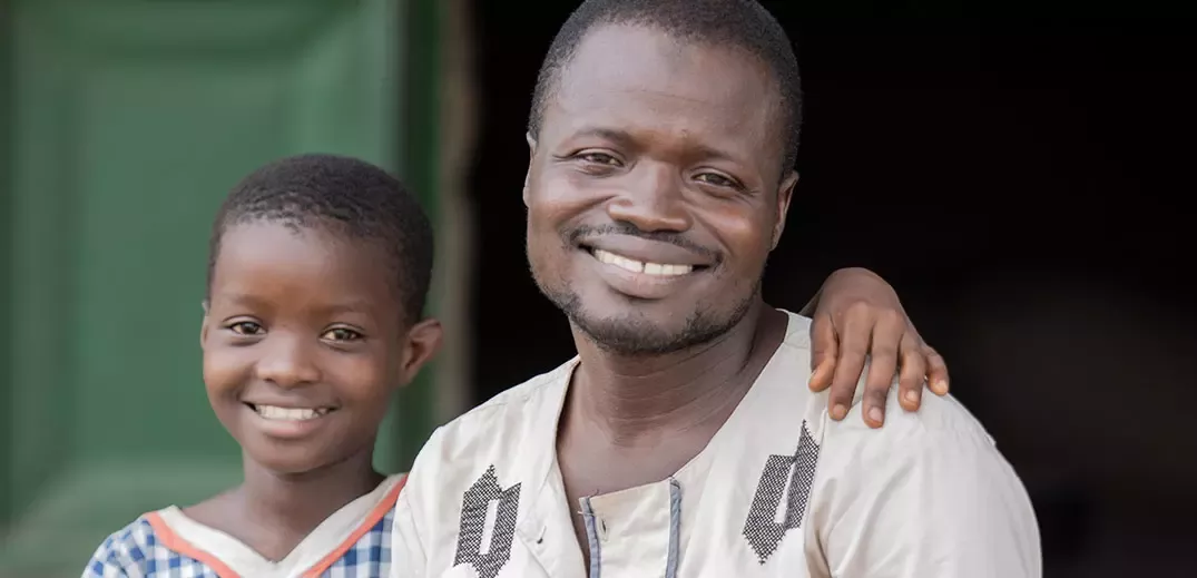 Cocoa Farmer and Family